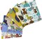 6pcs Cotton Fabric Fat Quarters - 18 x 22 Inches (Cute Cats and Dogs)